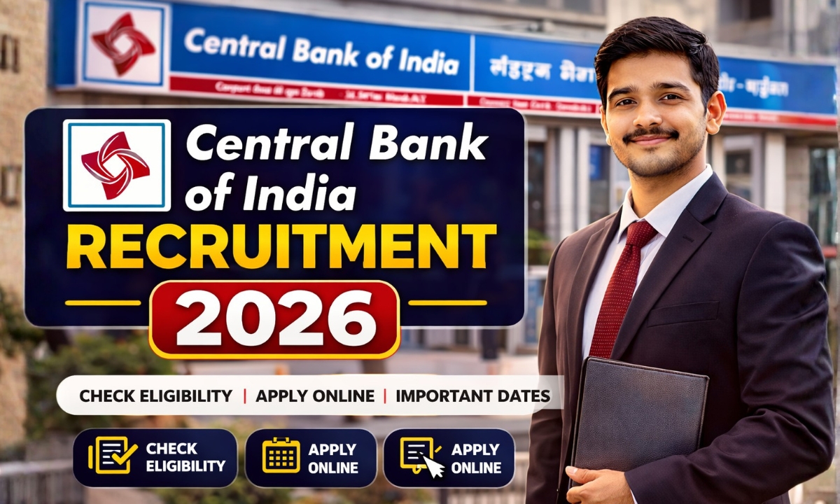 Central Bank of India SO Recruitment 2026