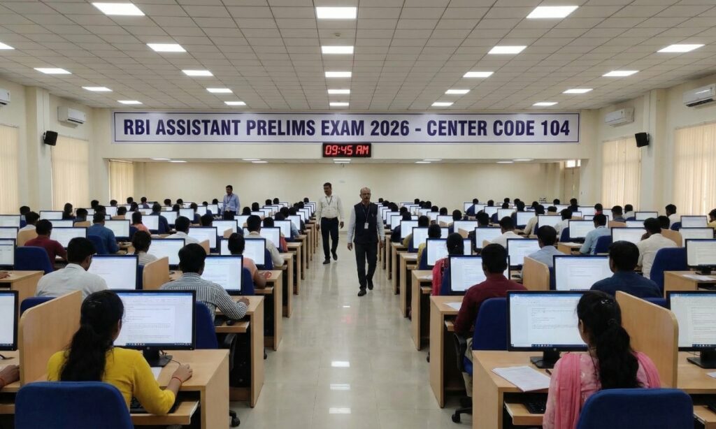 RBI Assistant Prelims Exam 2026