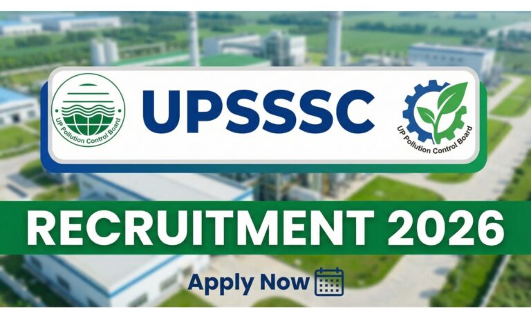 UPSSSC UP Pollution Control Board Recruitment 2026