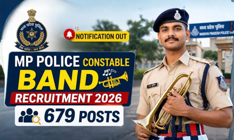 MP Police Constable Band Recruitment 2026