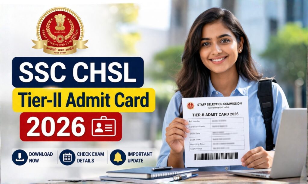 SSC CHSL Tier-II Admit Card 2026