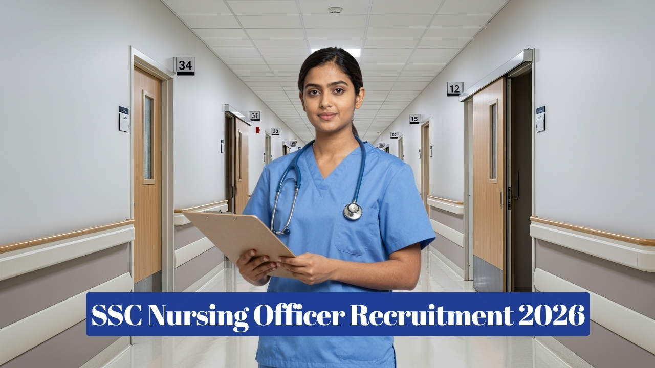 SSC Nursing Officer Recruitment 2026